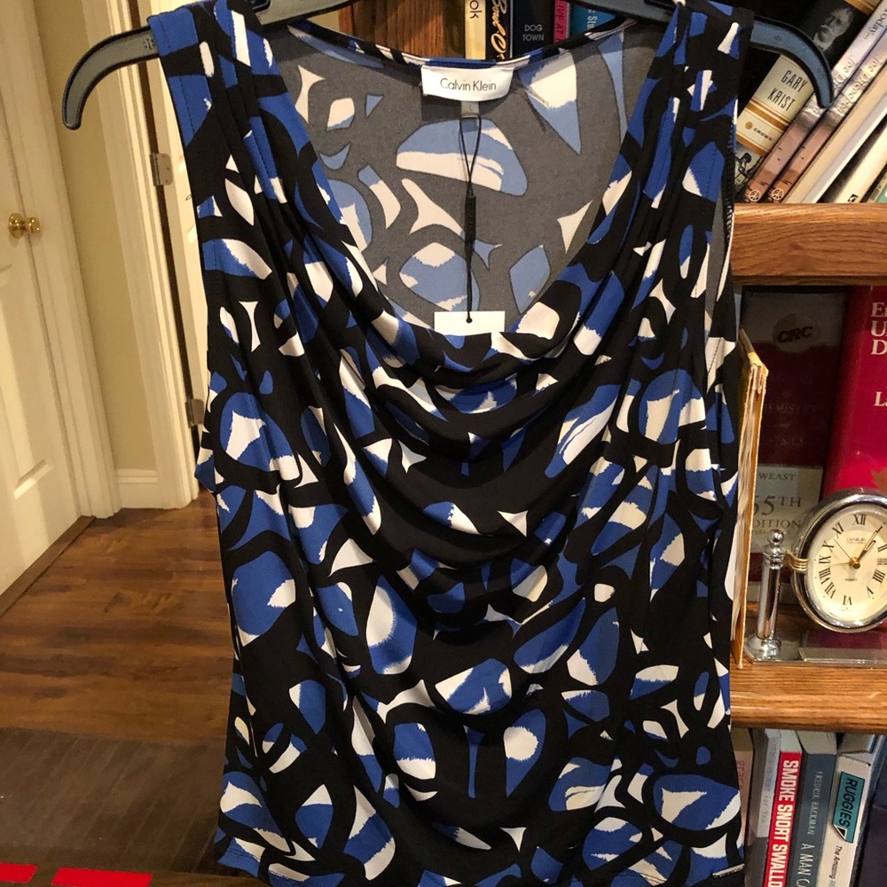 Calvin Klein patterned camisole, size Large, NWT